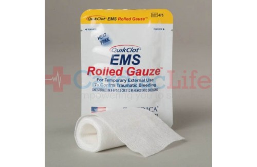QuikClot EMS Rolled Gauze 3 x 48